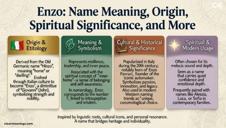 Enzo Name Meaning, Origin, Spiritual Significance, and More