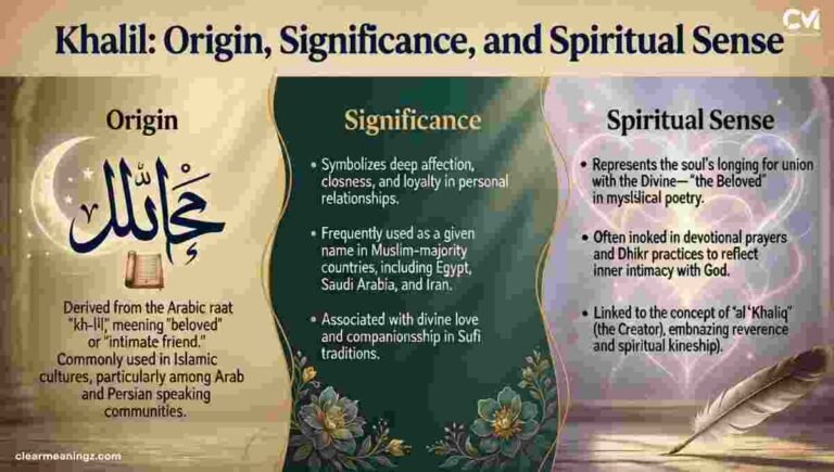 Khalil Meaning Origin, Significance, and Spiritual Sense
