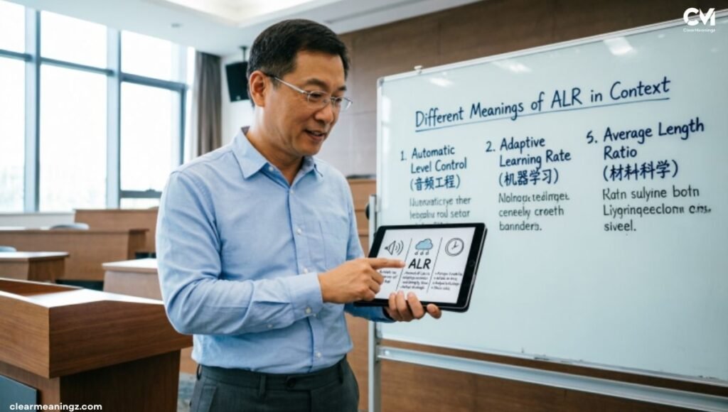 Different Meanings of Alr in Context