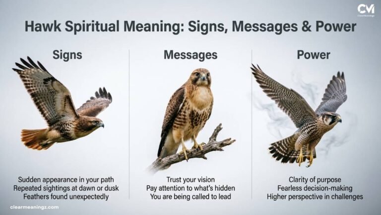Hawk Spiritual Meaning Signs, Messages & Power