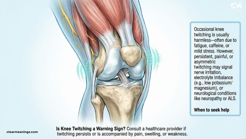 Is Knee Twitching a Warning Sign?