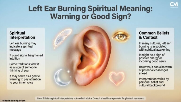 Left Ear Burning Spiritual Meaning Warning or Good Sign