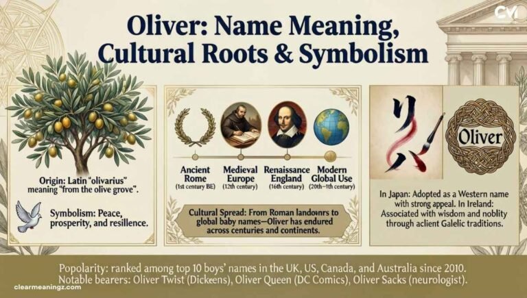 Oliver Name Meaning, Cultural Roots & Symbolism