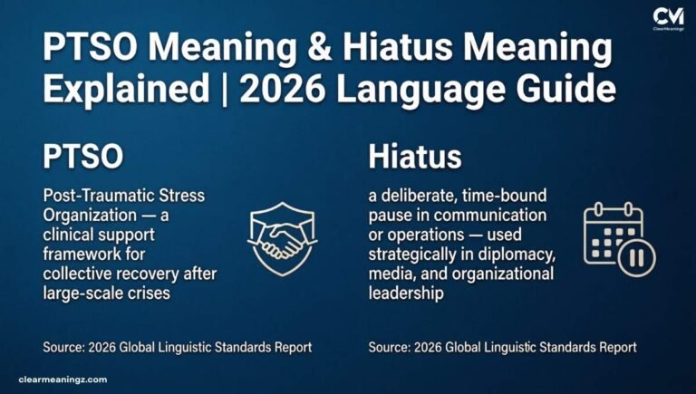 PTSO Meaning & Hiatus Meaning Explained 2026 Language Guide