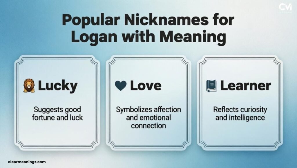 Popular Nicknames for "Logan" with Meaning
