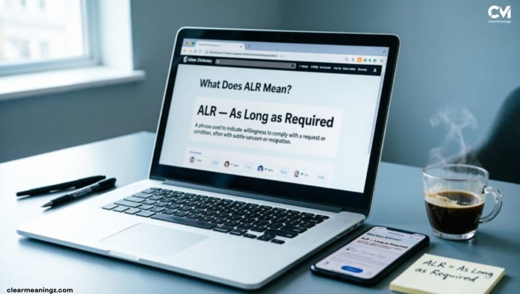 What Does Alr Mean in Text Urban Dictionary