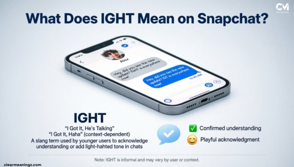 What Does IGHT Mean on Snapchat?