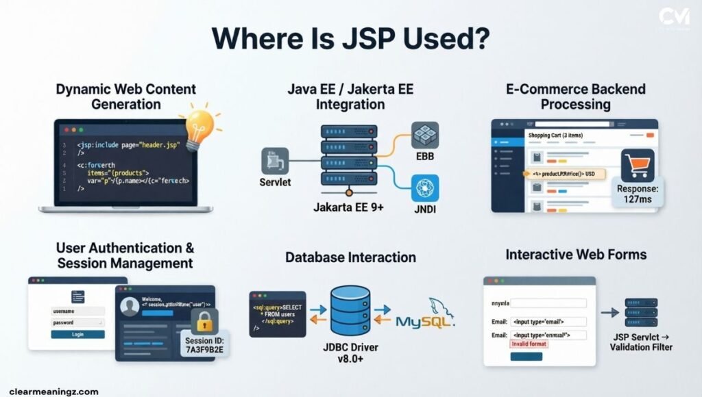 Where Is JSP Used?