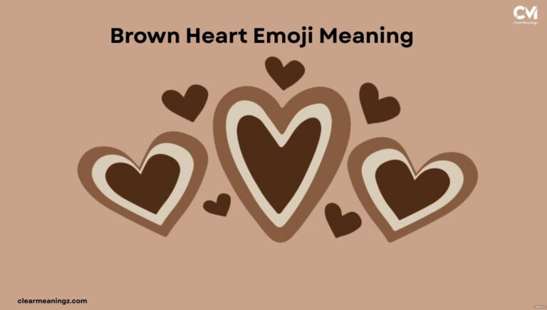 Brown Heart Emoji Meaning Nobody Tells You 🤎