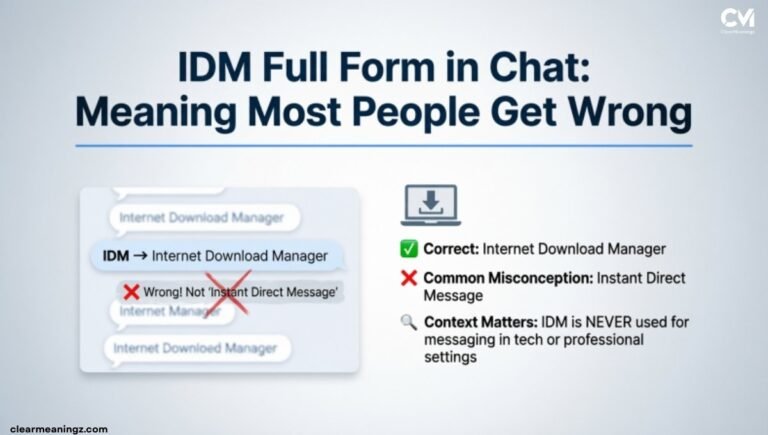 IDM Full Form in Chat Meaning Most People Get Wrong