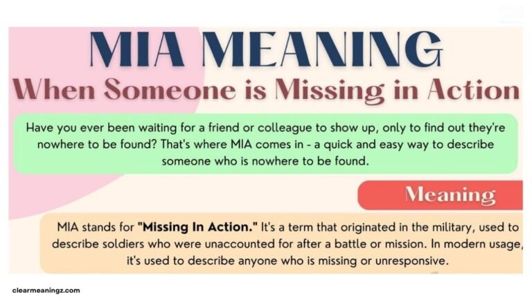 What Does MIA Mean in Text Most Texters Get This Wrong