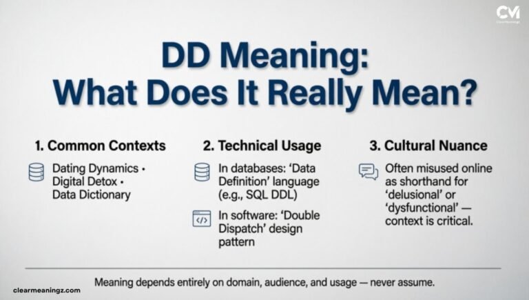DD Meaning What Does It Really Mean