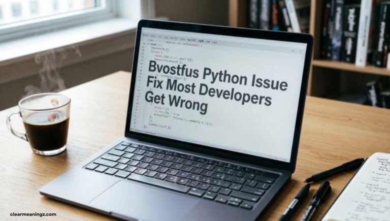 Bvostfus Python Issue Fix Most Developers Get Wrong