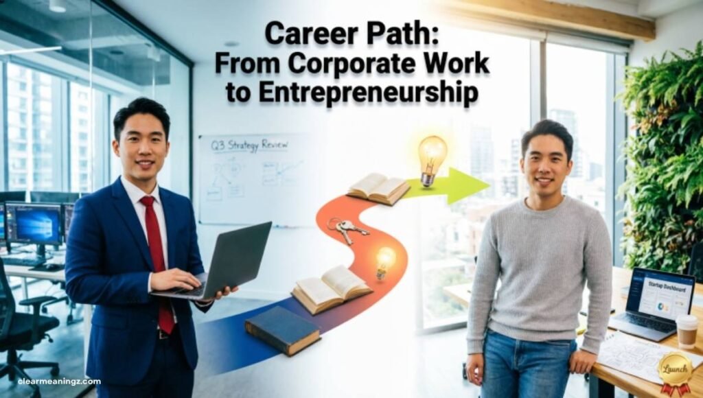Career Path: From Corporate Work to Entrepreneurship