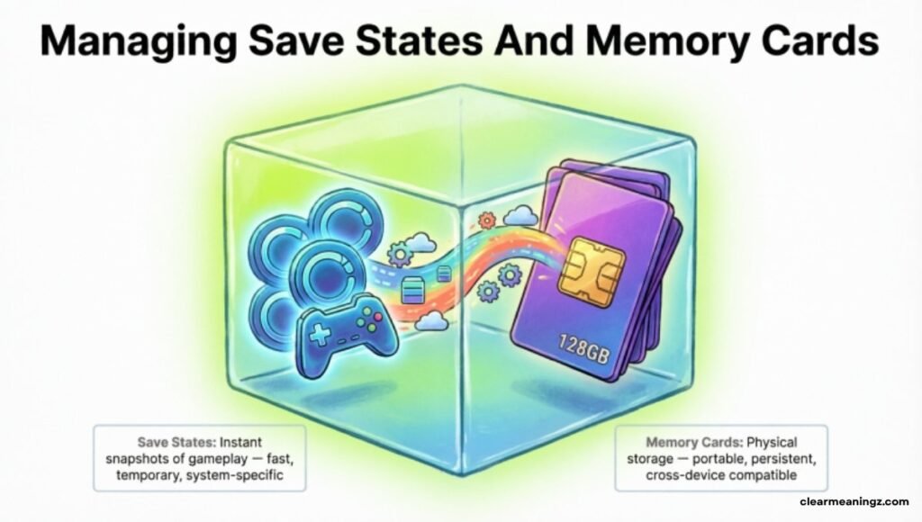 Managing Save States And Memory Cards