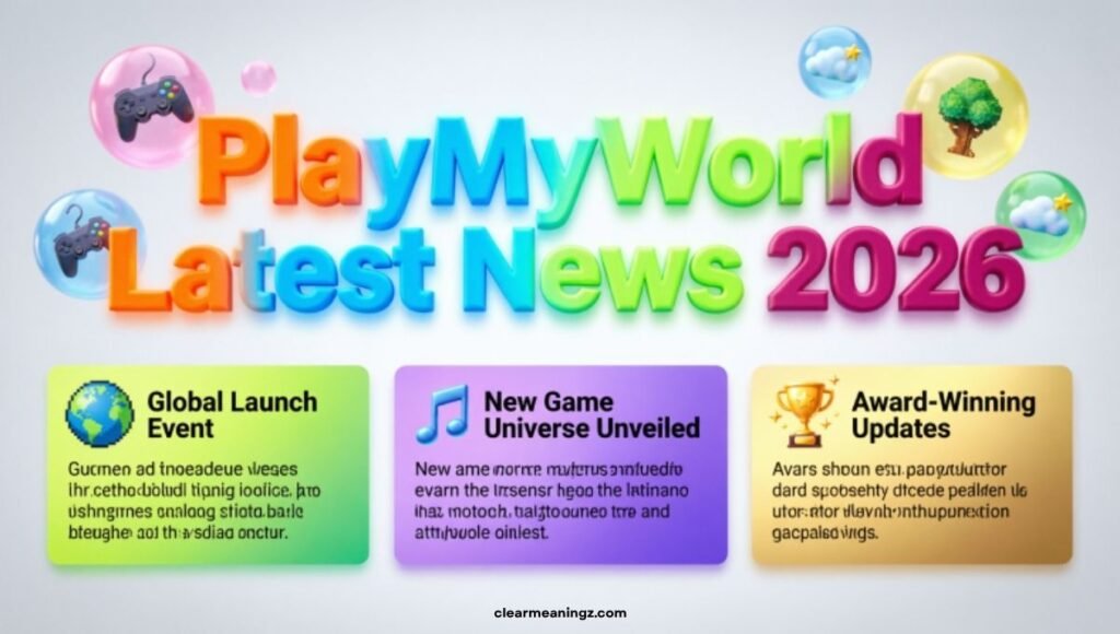 PlayMyWorld Latest News 2026