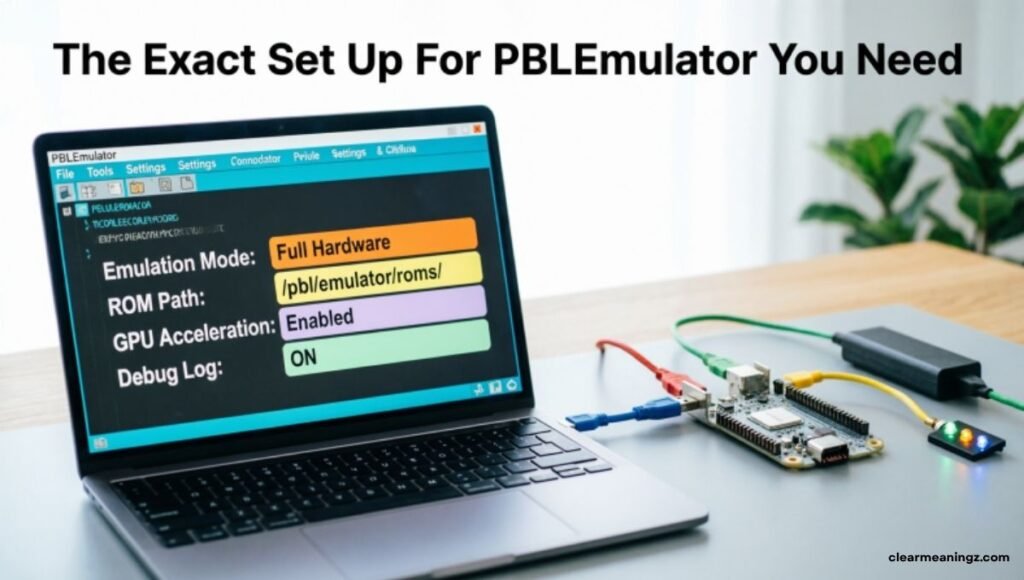 The Exact Set Up For PBLEmulator You Need